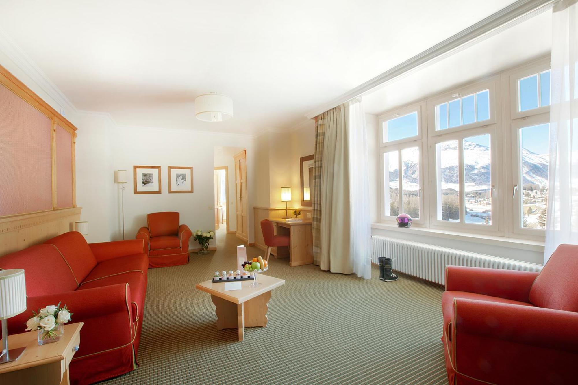 Schloss Hotel & Spa Понтрезина Экстерьер фото